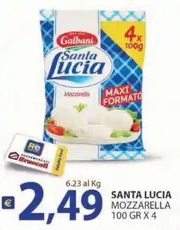 Re Mercato Lucrezia Santa Lucia Mozzarella offerta