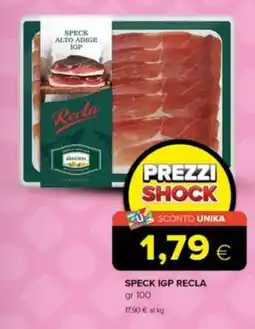 Tigre Speck IGP Recla offerta