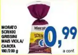 DEM Morato grissini mais viola/carota offerta