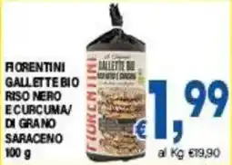 DEM Fiorentini gallette bio riso nero e curcuma di grano saraceno offerta