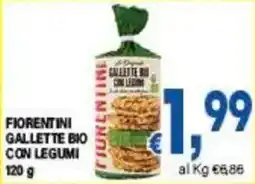 DEM Fiorentini gallette bio con legumi offerta
