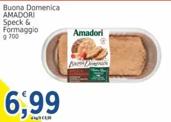 Market Ingross Buona Domenica Amadori Speck & Formaggio offerta