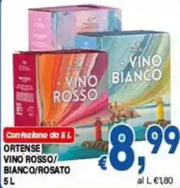 DEM Ortense Vino Rosso/Bianco/Rosato offerta