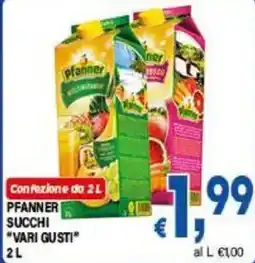 DEM Pfanner succhi vari gusti offerta