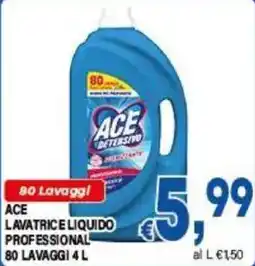 DEM Ace lavatrice liquido professional offerta