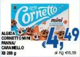 DEM Algida Cornetto Mini Panna/Caramello offerta