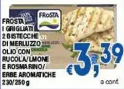 DEM Frosta i grigliati 2 bistecche di merluzzo offerta
