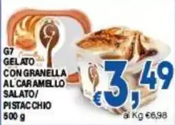 DEM G7 Gelato con granella al caramello salato/pistacchio offerta