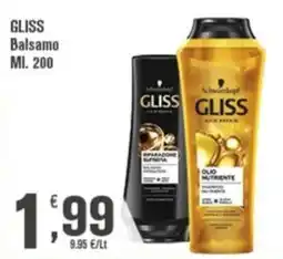 Conté Supermercati Gliss balsamo offerta