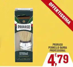 Conté Supermercati Proraso pennello barba professionale offerta