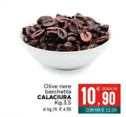 Altasfera Olive nere barchetta Calaciura offerta