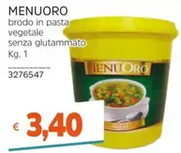 Stop&Shop Menuoro brodo in pasta vegetale senza glutammato offerta