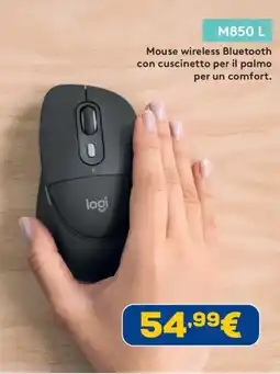 Euronics Mouse wireless Bluetooth Logi offerta
