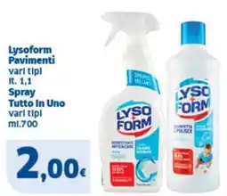 Sigma Lysoform Pavimenti offerta
