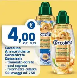Sigma Coccolino Ammorbidente Concentrato Botanicals offerta