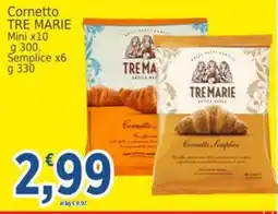 Market Ingross Cornetto Tre Marie offerta