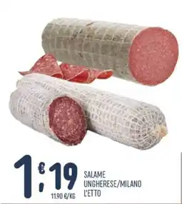 Gruppo Pascar Salame Ungherese/Milano offerta