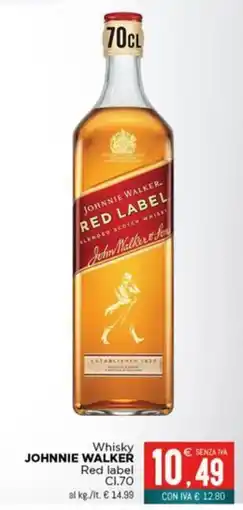 Altasfera Whisky Johnnie Walker Red label offerta