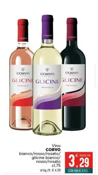 Altasfera Vino Corvo Glicine offerta