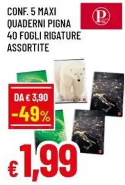 Famila Superstore Quaderni Pigna offerta