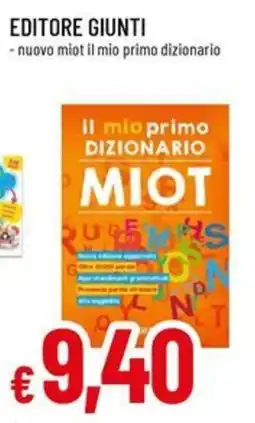 Famila Superstore il mio primo dizionario miot offerta