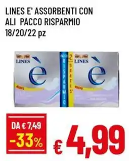 Famila Superstore Lines e' assorbenti con ali offerta
