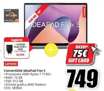 Lenovo Convertibile IdeaPad Flex 5