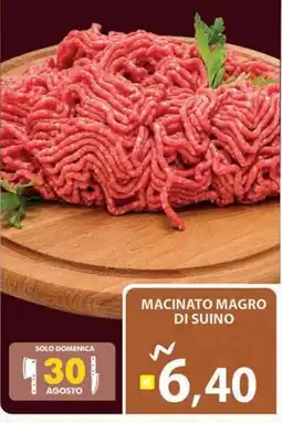 Re Mercato Lucrezia Macinato magro di suino offerta