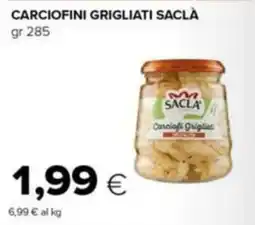 Tigre Carciofini grigliati Sacla offerta