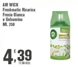 Conté Supermercati Air Wick Freshmatic Ricarica Fresia Bianca e Gelsomino offerta
