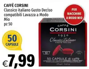 Hurrà Caffè Corsini Classico italiano Gusto Deciso offerta