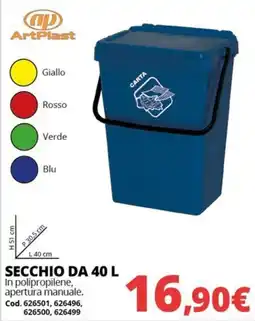 Brico Io Secchio da 40 L ArtPlast offerta