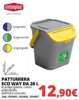 Brico Io Pattumiera Eco Way da 28 L offerta