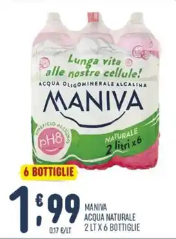 Gruppo Pascar Maniva acqua naturale offerta