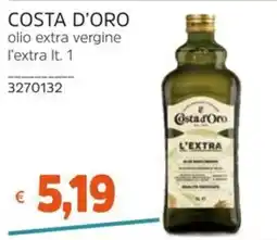 Stop&Shop Costa d'Oro olio extra vergine l'extra offerta