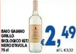 DEM Bajo Gaiano Grillo Biologico IGT/Nero d'Avola offerta