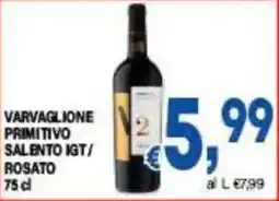 DEM Varvaglione Primitivo Salento IGT / Rosato offerta