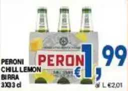 DEM Peroni chill lemon birra offerta