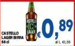 DEM Castello Lager Birra offerta