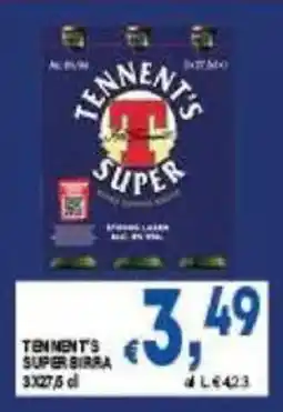 DEM Tennent's Super Birra offerta