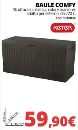 Brico Io Baule Comfy Keter offerta