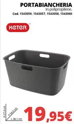 Brico Io Portabiancheria Keter offerta