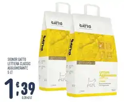 Gruppo Pascar Signor Gatto Lettiera Classic Agglomerante offerta