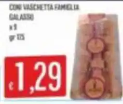 Mercadò Coni vaschetta famiglia Galasso offerta