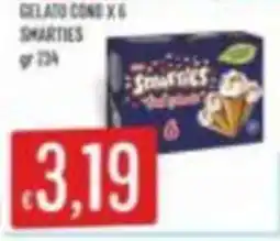 Mercadò Gelato cono Smarties offerta