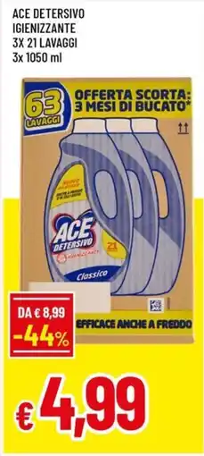 Famila Superstore Ace detersivo igienizzante classico offerta