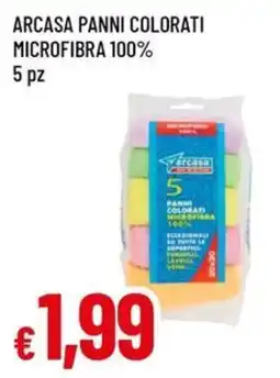 Famila Superstore Arcasa panni colorati microfibra 100% offerta