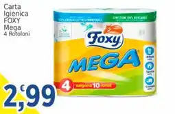 Market Ingross Carta Igienica Foxy Mega offerta