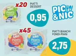 Emporio Amato Pic & Nic Piatti riutilizzabili offerta