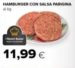 Tigre Hamburger con salsa parigina offerta